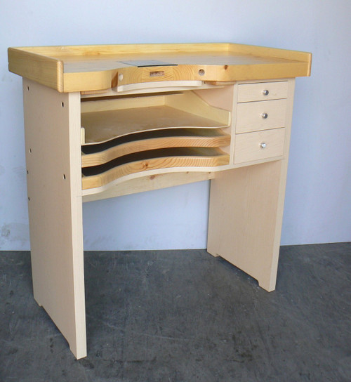 JEWELERS WORK BENCH TABLE TOP JEWELRY REPAIR WATCH HOBBY & CRAFT JETS INC. JEWELERS